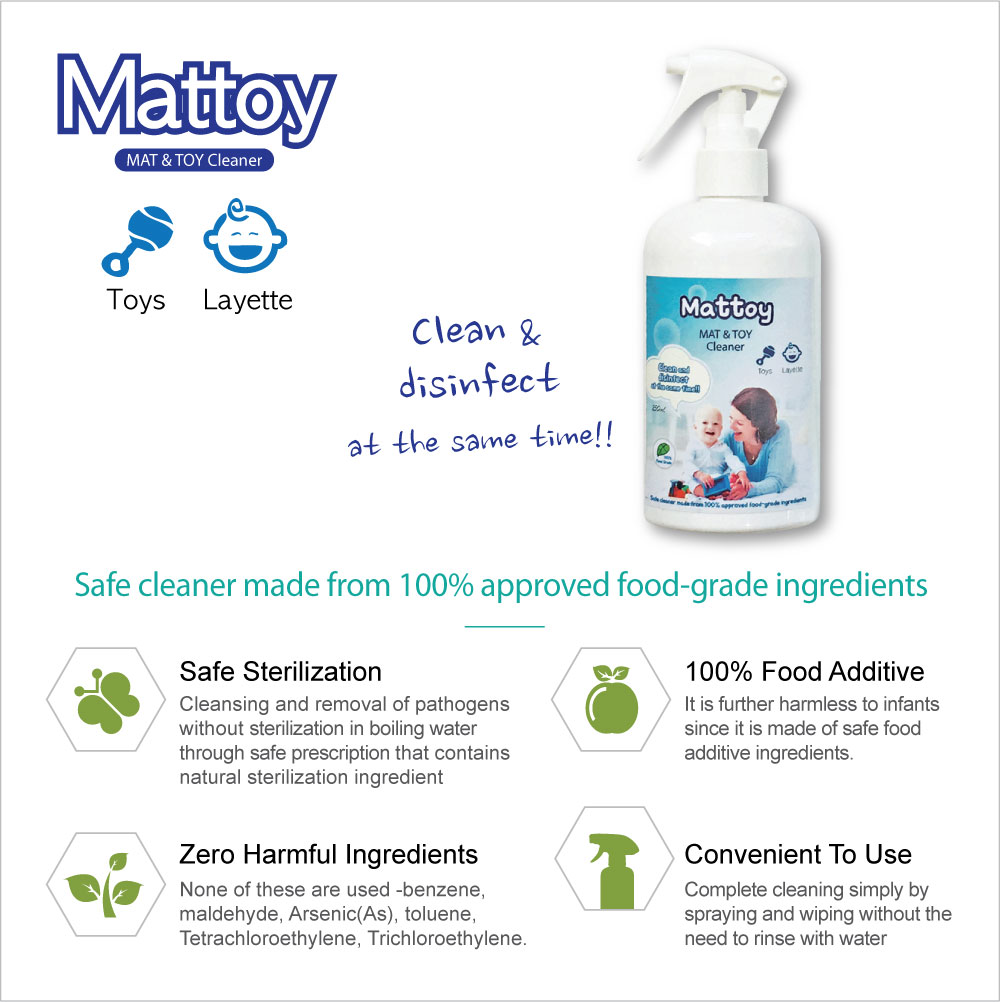 Mattoy Playmat and Toy Cleanser 250ml Twin Pack