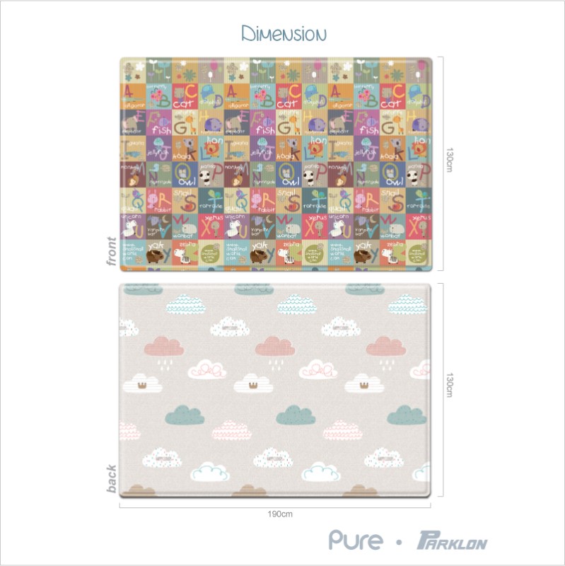 Parklon Bumper Playmat PURE Animal Cloud Bebe M12 (Pre Order - Delivery From 30 Jun)