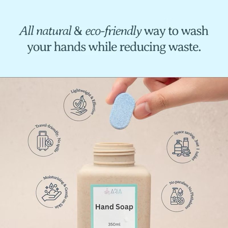 Aria Hypoallergenic Foam Hand Soap Refill | Antibacterial Hand Wash Refill, Similar to Kirei Kirei Handwash Refill