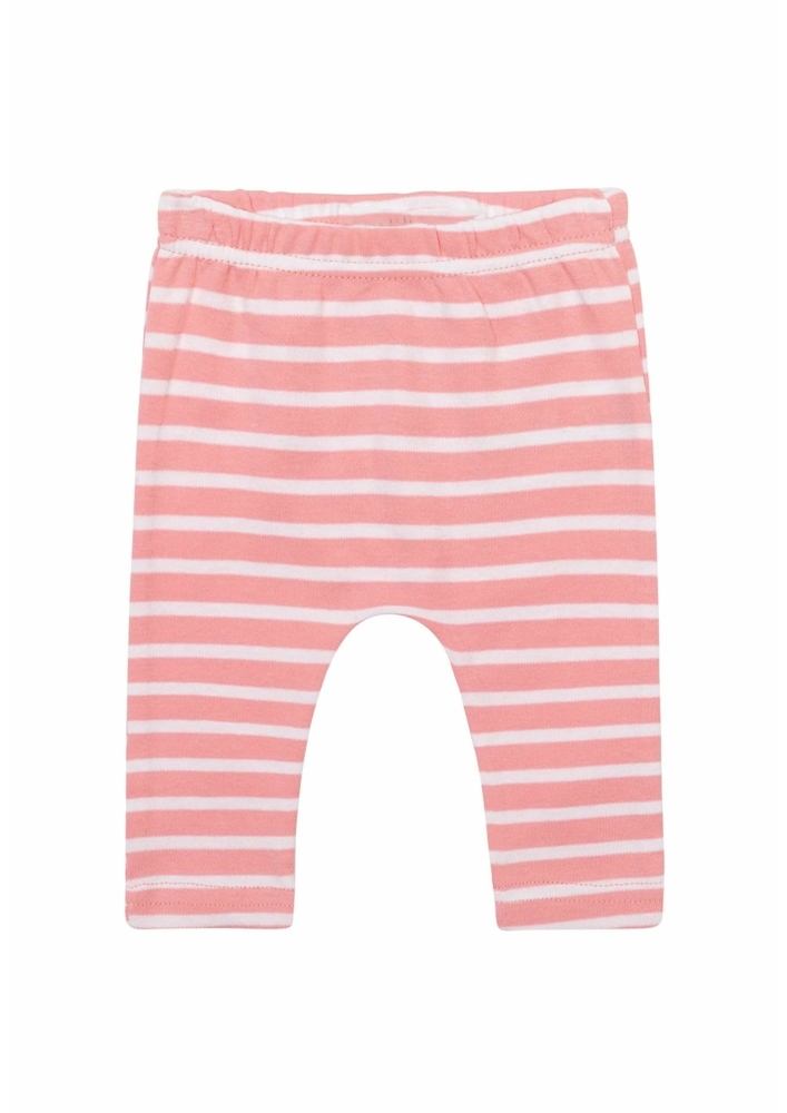 Infancie 3-Pc 100% Cotton Baby Pants 0-12m (Pink Safari)