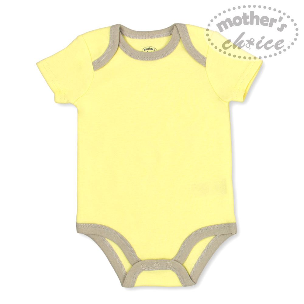 Mother's Choice 5-Pc 100% Cotton Short-Sleeved Baby Bodysuit (To the Moon)