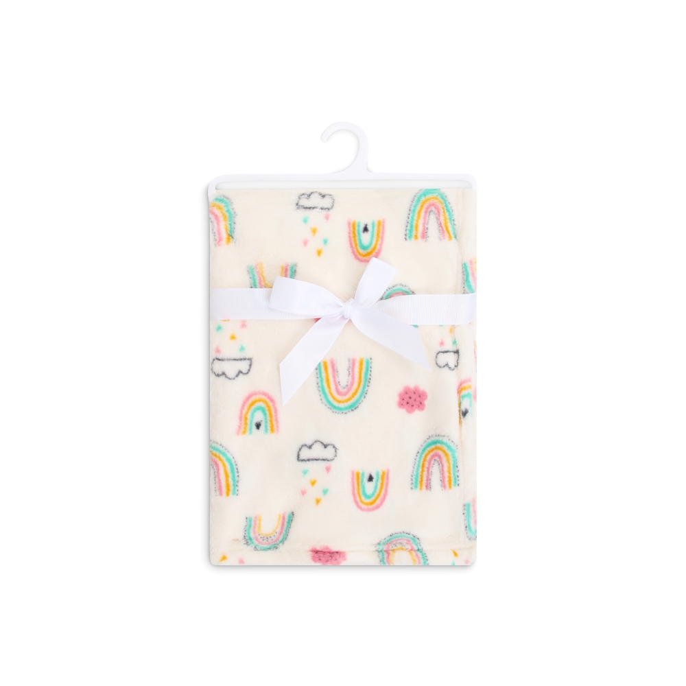 Mother's Choice Baby Coral Fleece Blanket (Rainbow)