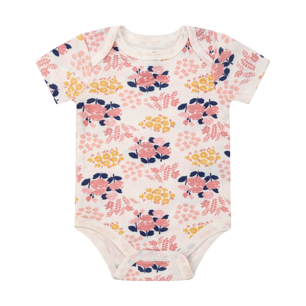 Mother's Choice 3-Pc 100% Cotton Short-Sleeved Baby Bodysuit (I'm So Lovely)