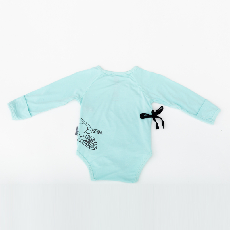 ikkikidz Sea Turtle Baby Envelope Onesie