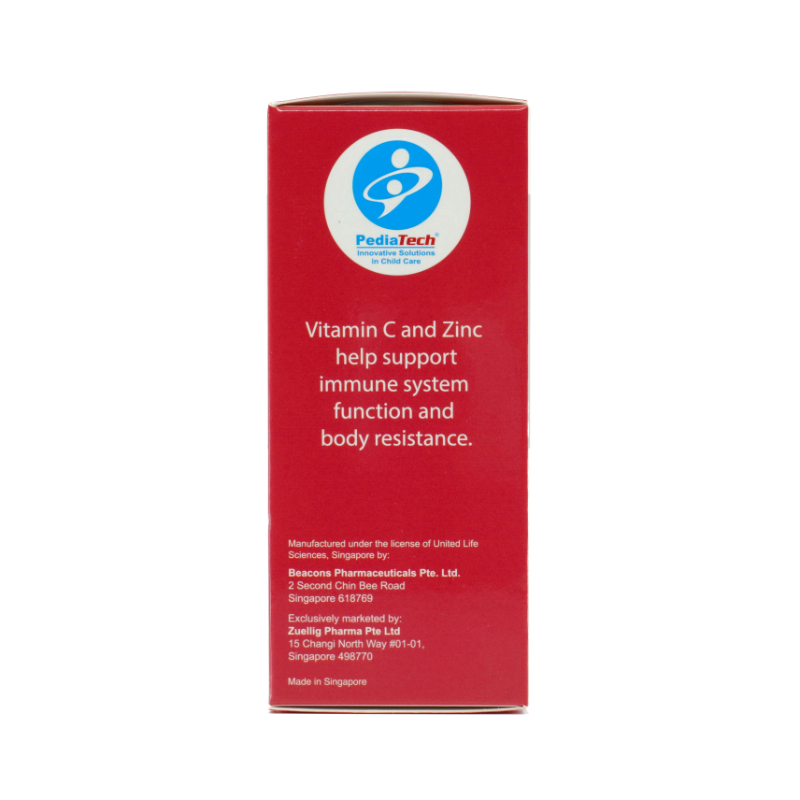 Immunped Syrup 100ml - Patented Zinc + Vitamin C [Upsized Version] Bundle of 2