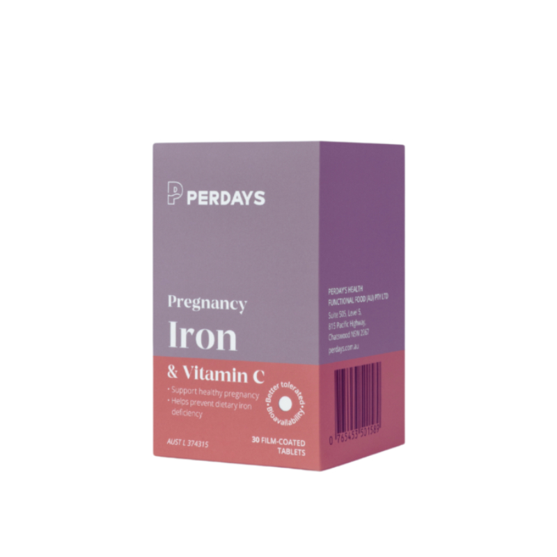 Perdays Pregnancy Iron & Vitamin C 30 Tablet