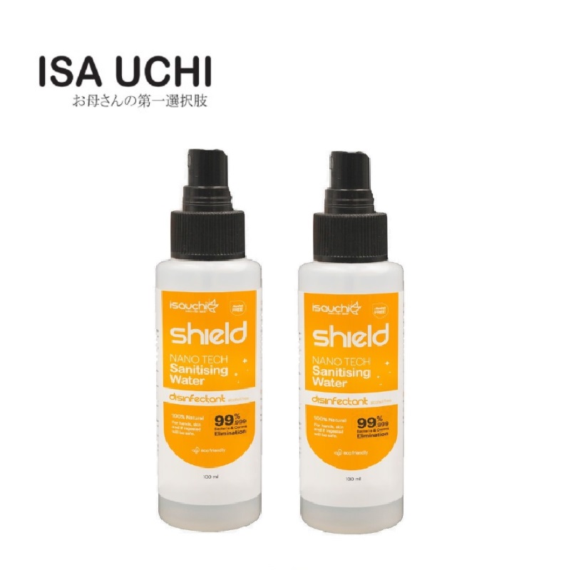 Isa Uchi Shield Sanitizing Water - Personal Shield (100ml) Bundle of 2