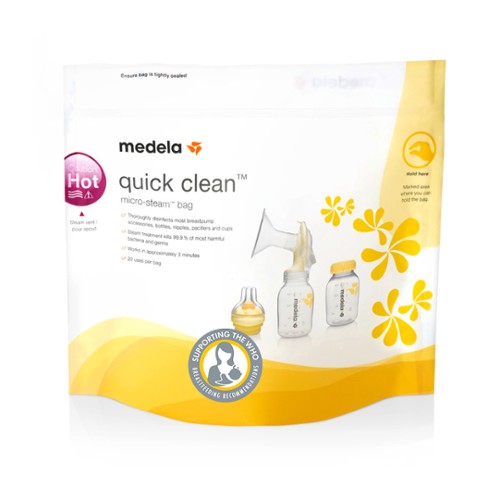 (Bundle of 2) Medela Quick Clean Microwave Bag (5pcs)