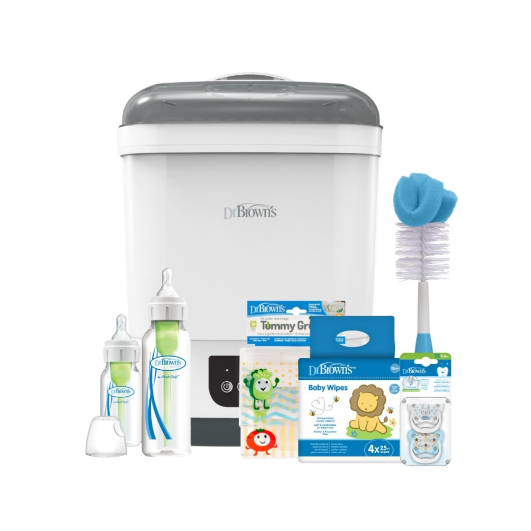 Dr Brown's Electric Sterilizer and Dryer with HEPA Air Filter (+ 1 extra Filter) Bundle (worth $280.40) + PWP Options