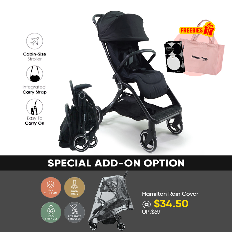 Hamilton stroller 2024 cabin size