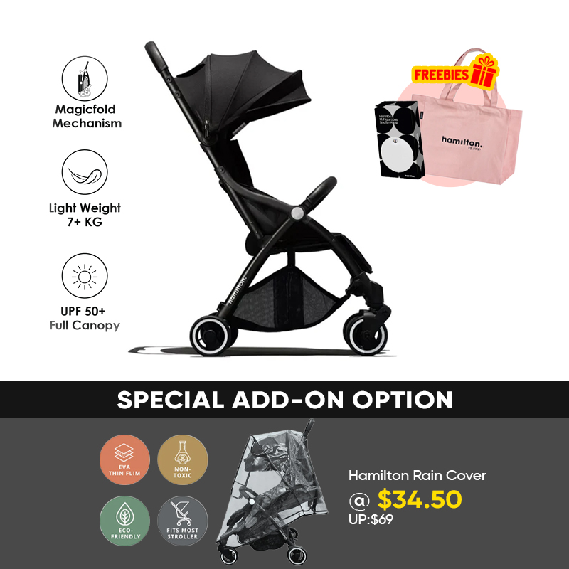 Hamilton X1 PLUS MagicFold Stroller + Free Gift worth $49.80 + Special Add On