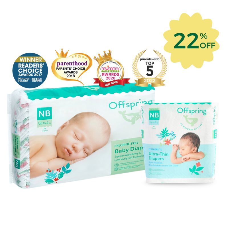 Offspring Newborn Diaper Bundle Fashion Newborn Diapers (S Size