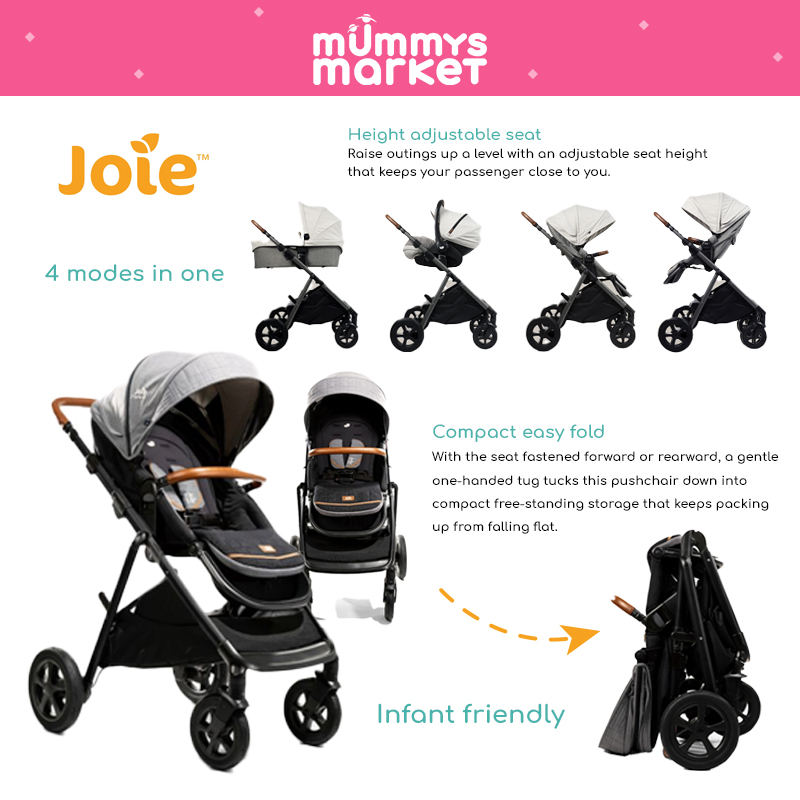 Joie Travel & Gear Stroller Aeria - Birth+ 22M