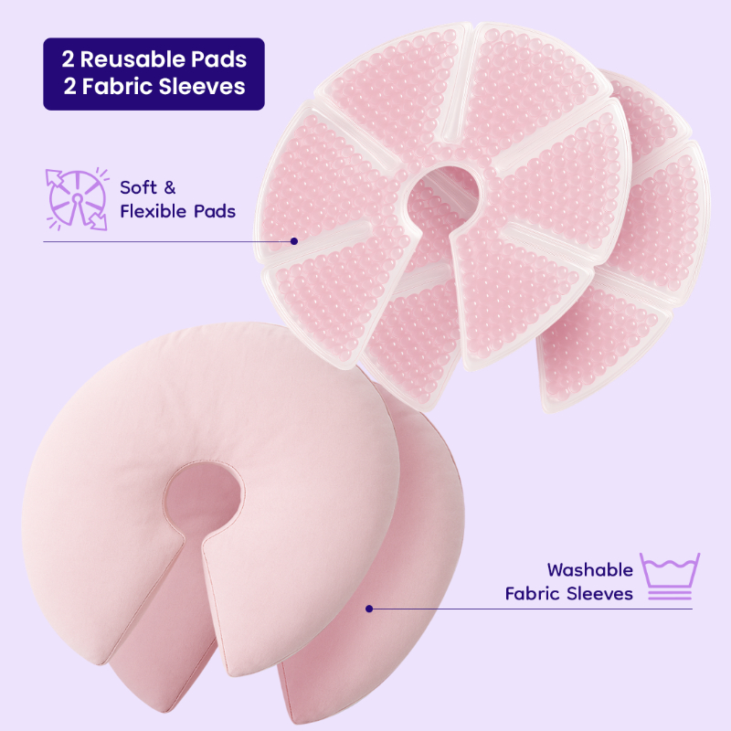 Jevonbaby Breast Relief Hot & Cold Therapy Pads (2-Pieces) @ $1 ONLY