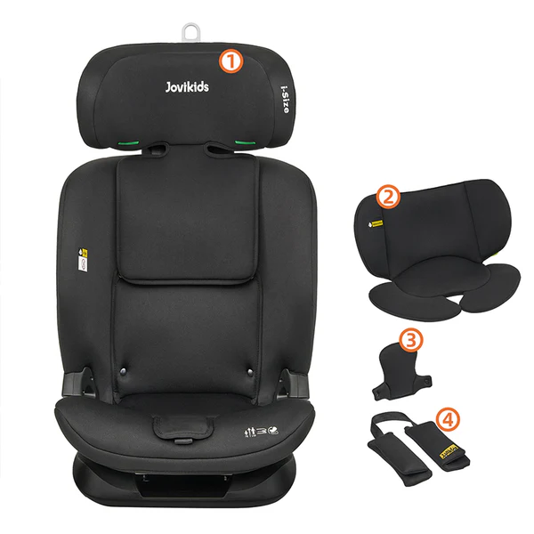 Jovikids CICI TT ISOFIX Carseat R129 Junior Reclinable Carseat (76cm-150cm)