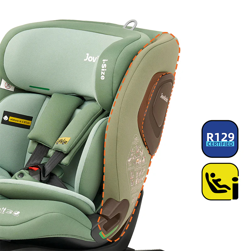 Jovikids CICI TT ISOFIX Carseat, R129 Junior Reclinable Carseat, 76cm-150cm