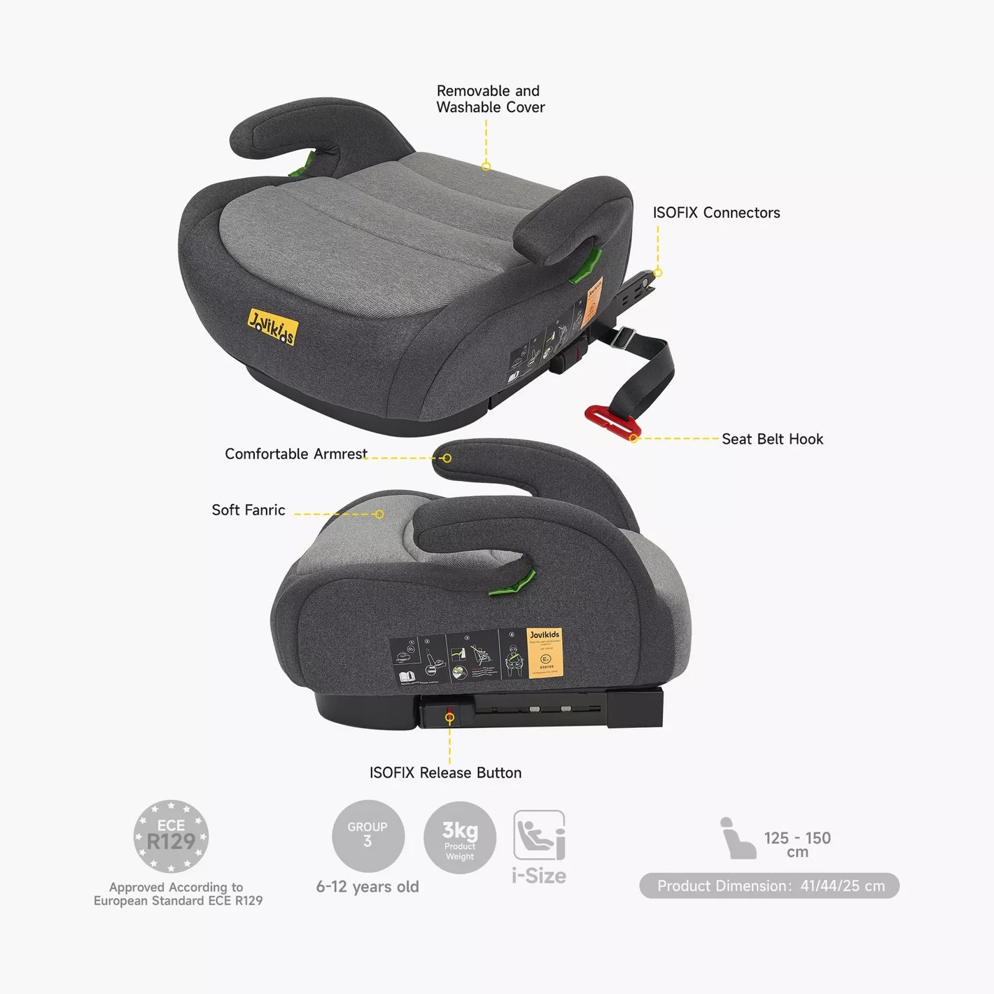 Jovikids OHHO+ Booster Seat