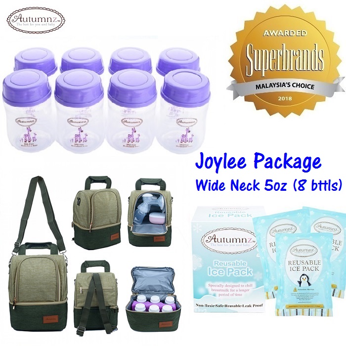 Autumnz Joylee Cooler Bag Package (*5oz* 8 Wide Neck Bottles)