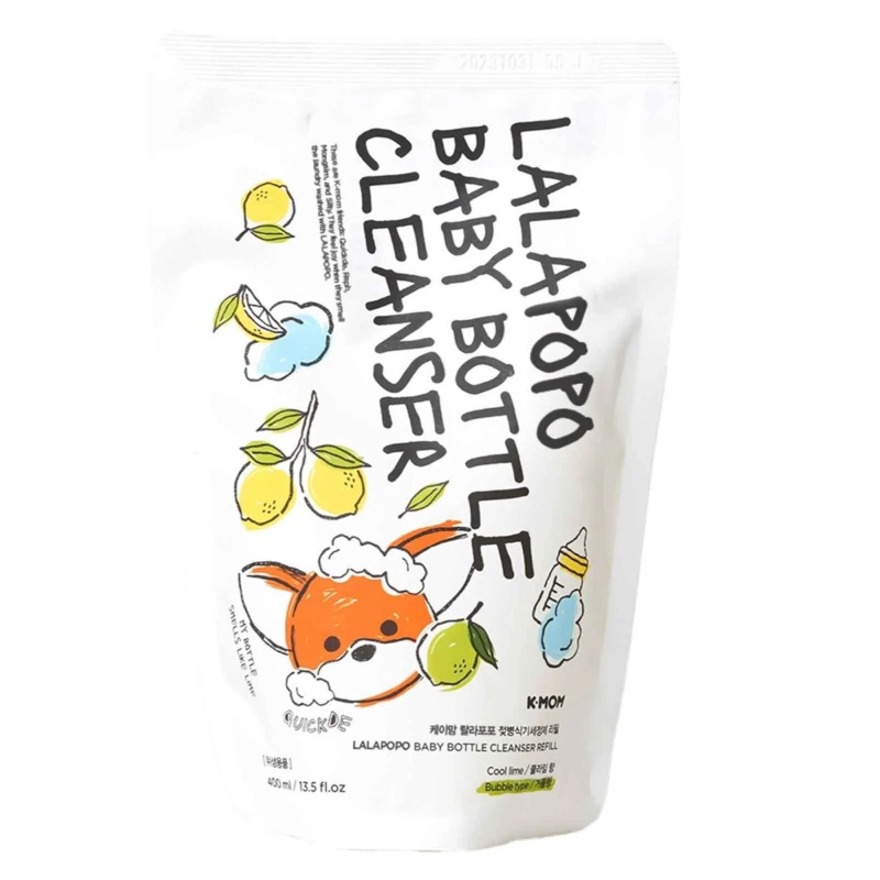 [Bundles] K-Mom Lalapopo Baby Bottle Cleanser - Liquid Type / Bubble Type