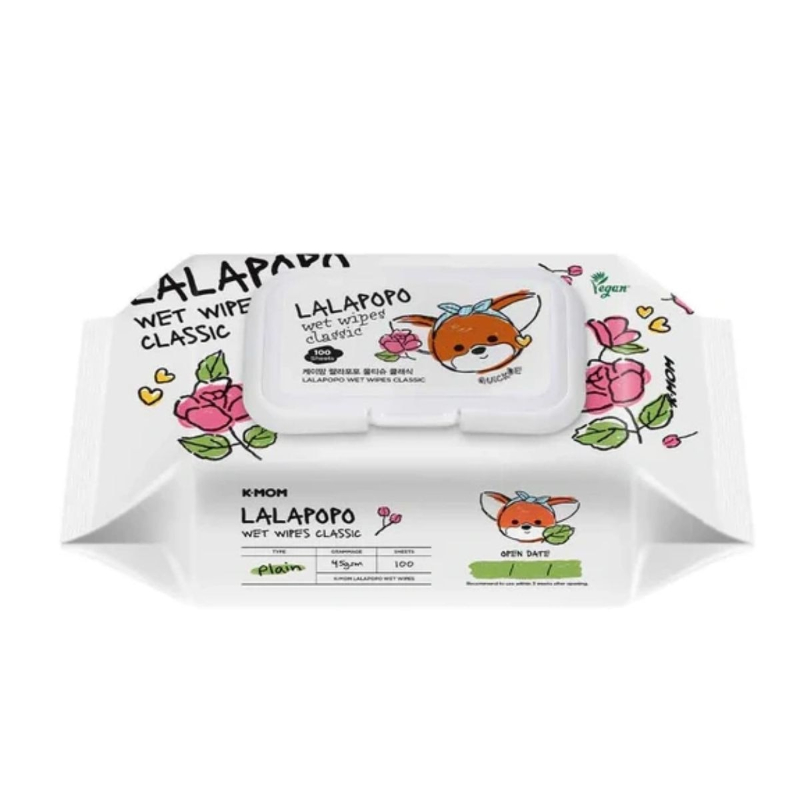 [Bundles] K-Mom Lalapopo Classic Wet Wipes 100s / 20s