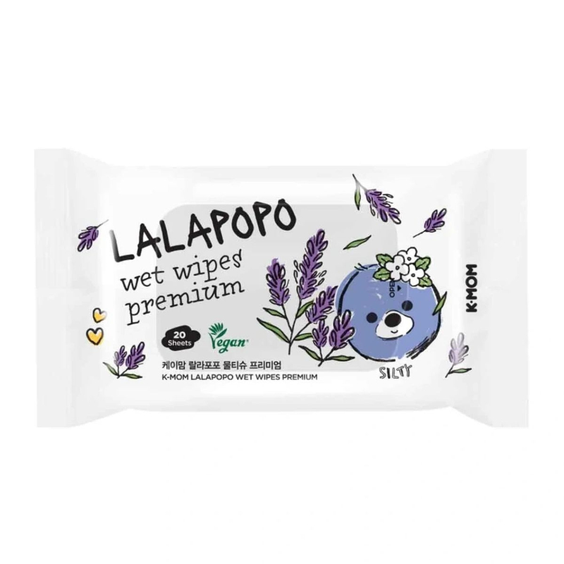 [Bundles] K-Mom Lalapopo Premium Wet Wipes 70s / 20s
