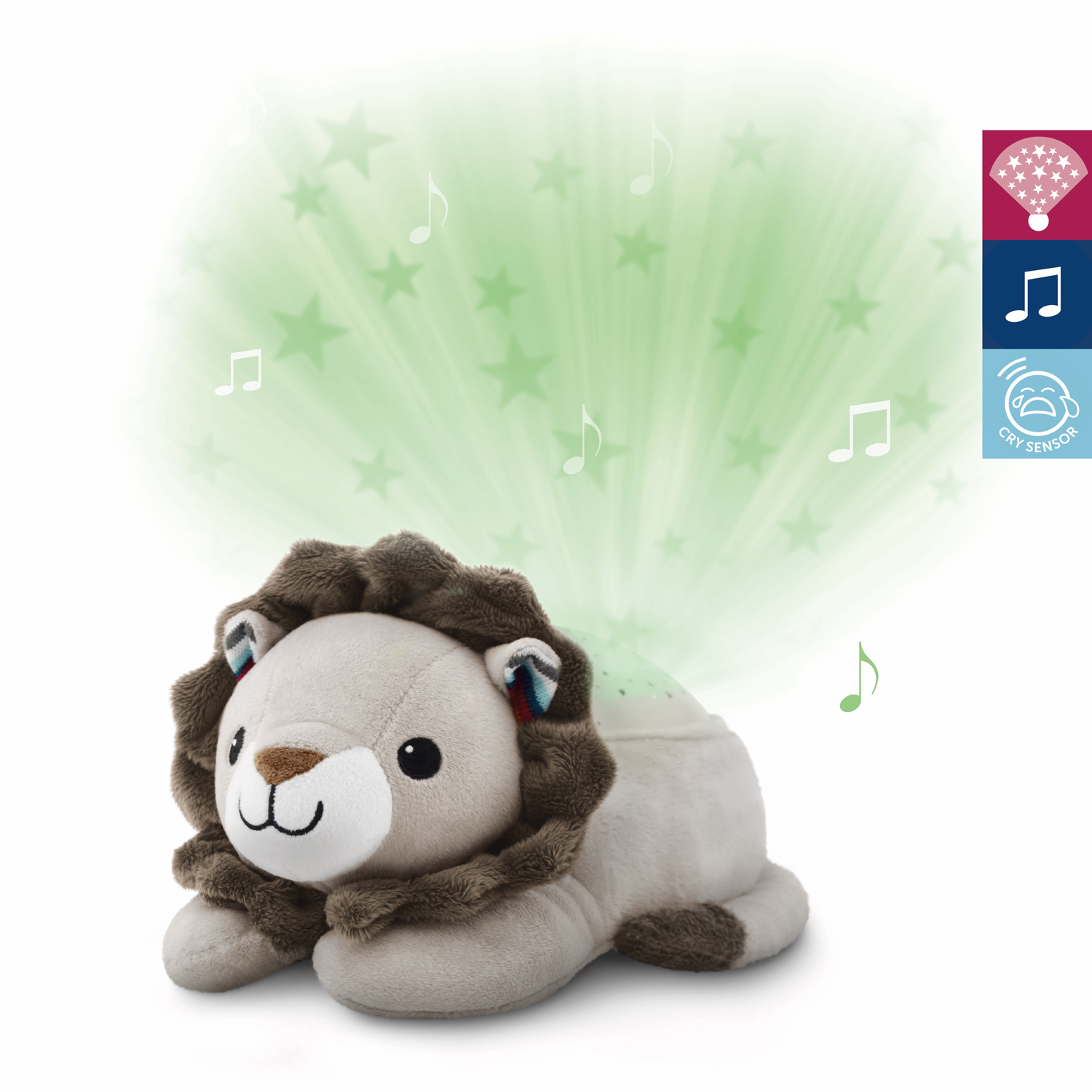 Zazu Star Projector Sleep Soother with Melodies and Cry Sensor - Leo The Lion
