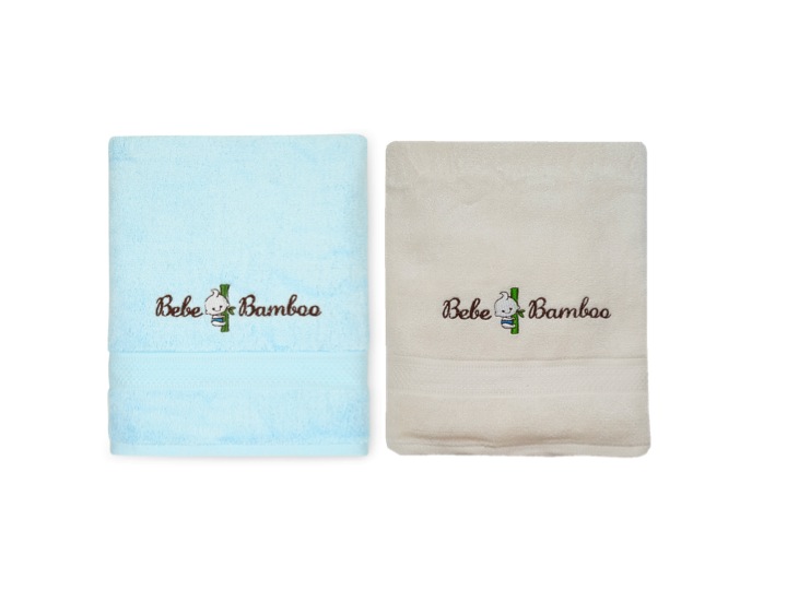 baby-fair Award Winning 100 Percent Bebe Bamboo Hooded Towels/Kids Bath Towels (Bundle of 2)