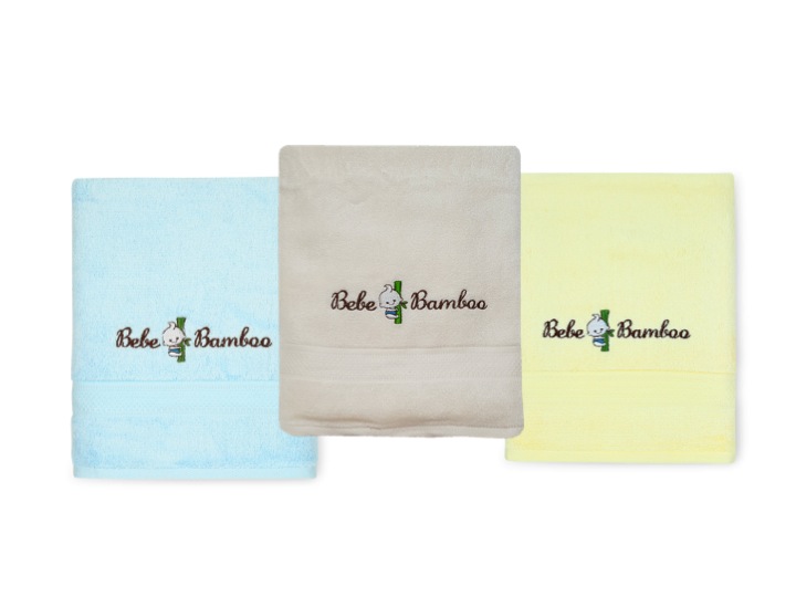 baby-fair Award Winning 100 Percent Bebe Bamboo Hooded Towels/Kids Bath Towels (Bundle of 3)