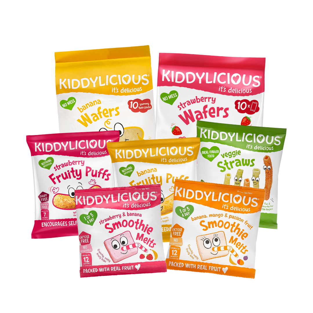 Kiddylicious Toddler Sampler Set (9-12mths)