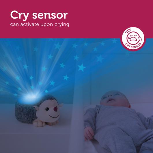 Zazu Star Projector Sleep Soother with Melodies and Cry Sensor, Kiki the Kitten