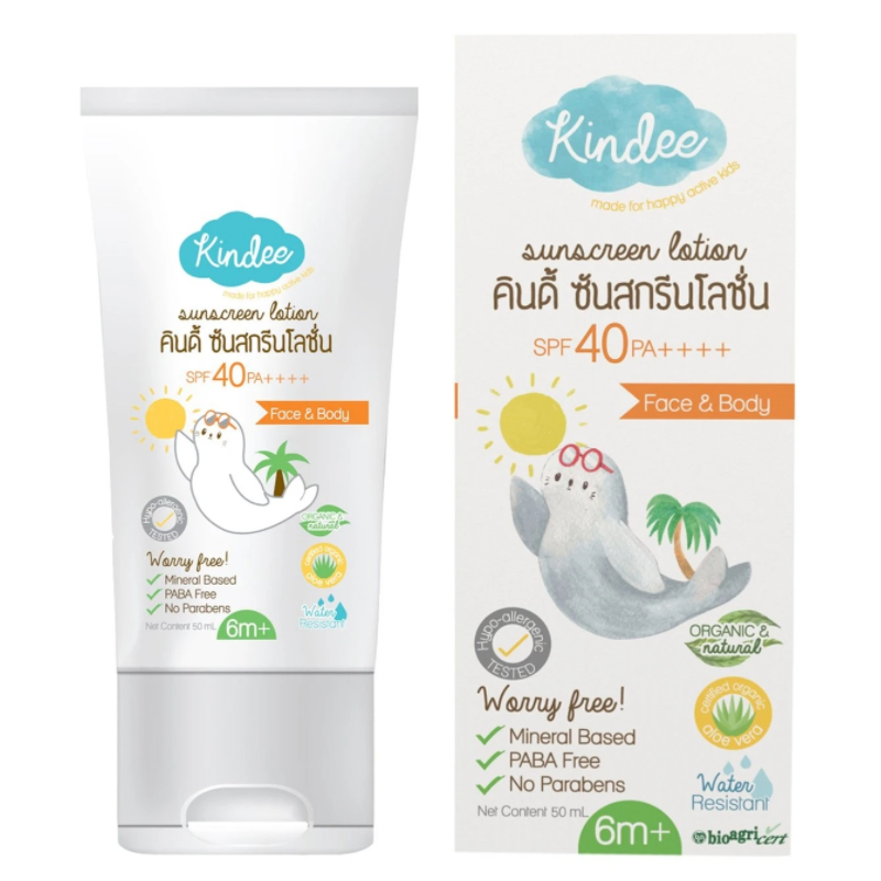 Kindee Sunscreen Lotion SPF 40 PA+++ 50ml (6m+)