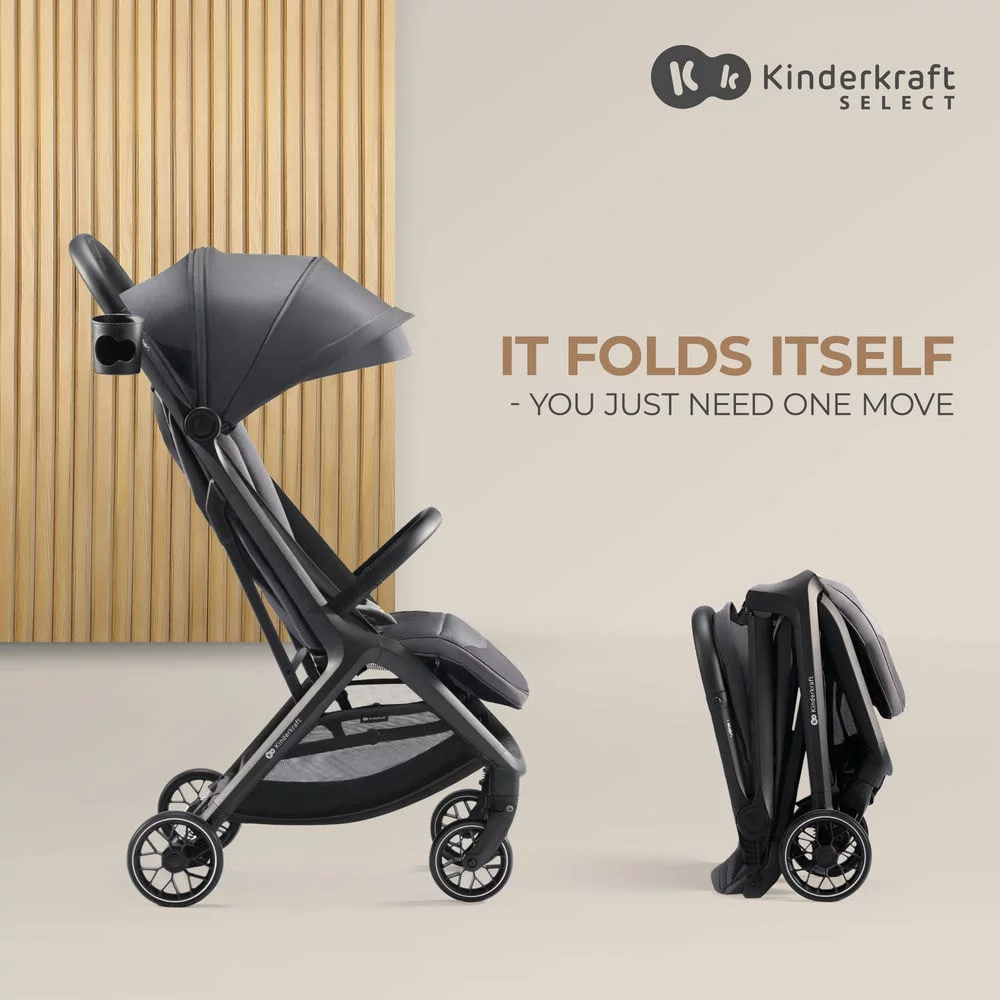 Kinderkraft Nubi 2 Lightweight Stroller With Automatic Folding