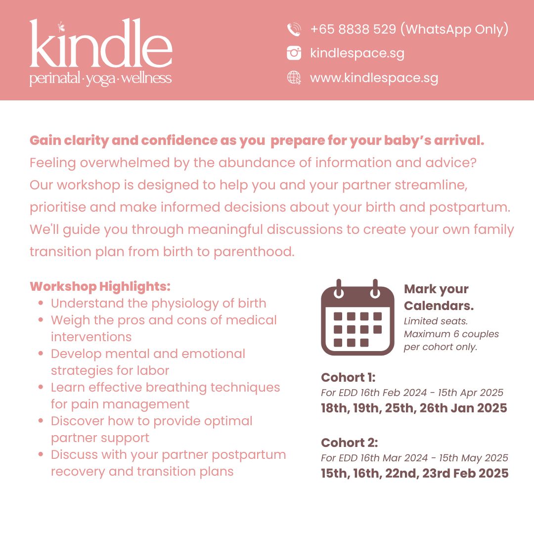 Kindle Space Birth Couple Workshop (Kindle Space) - 4 sessions 