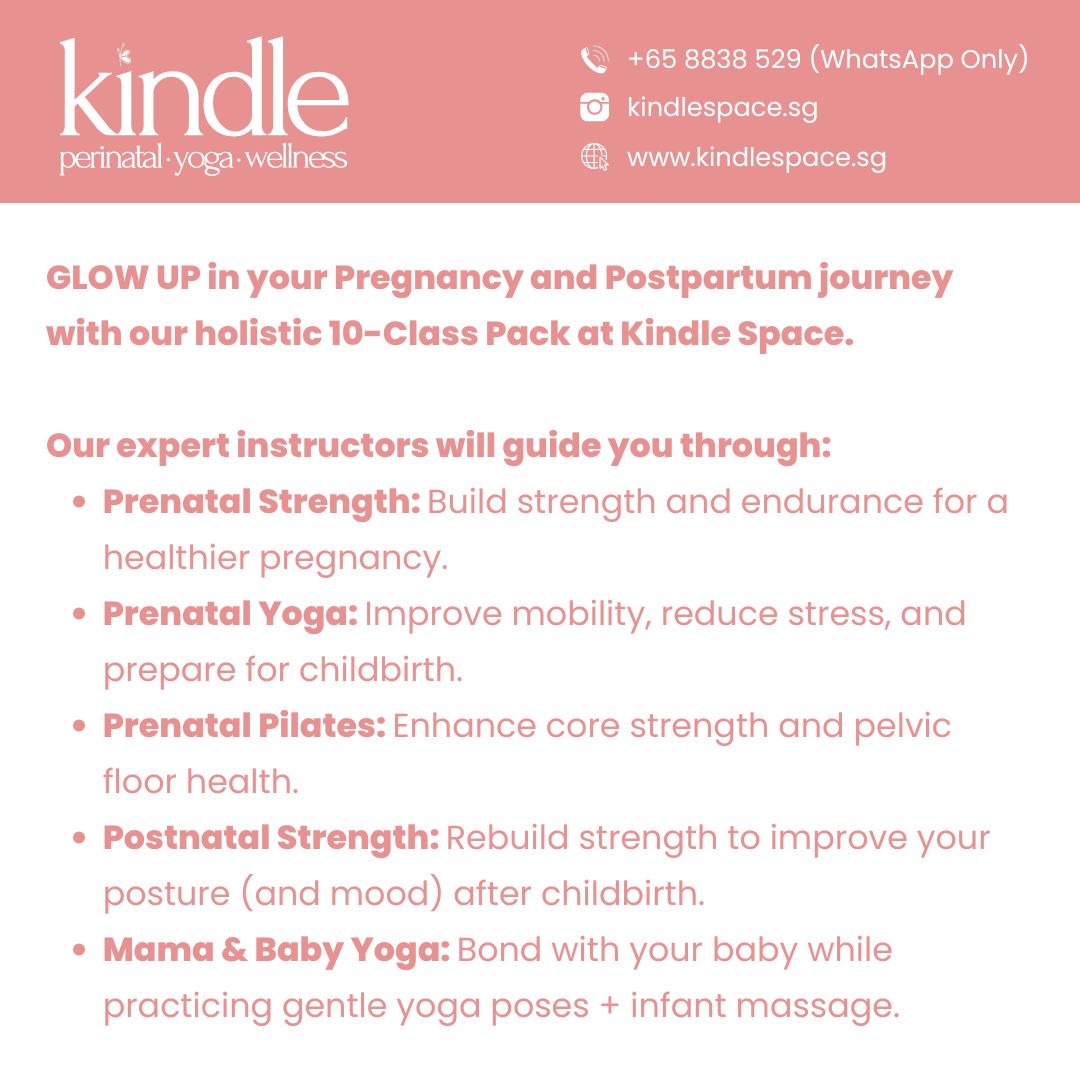 Kindle Space Prenatal & Postpartum Pilates/Yoga Class - 10 Class Pack (Kindle Space)