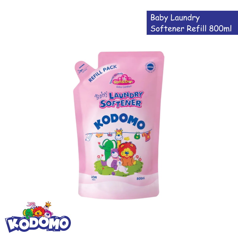 Kodomo Baby Laundry Softener Refill 800ml