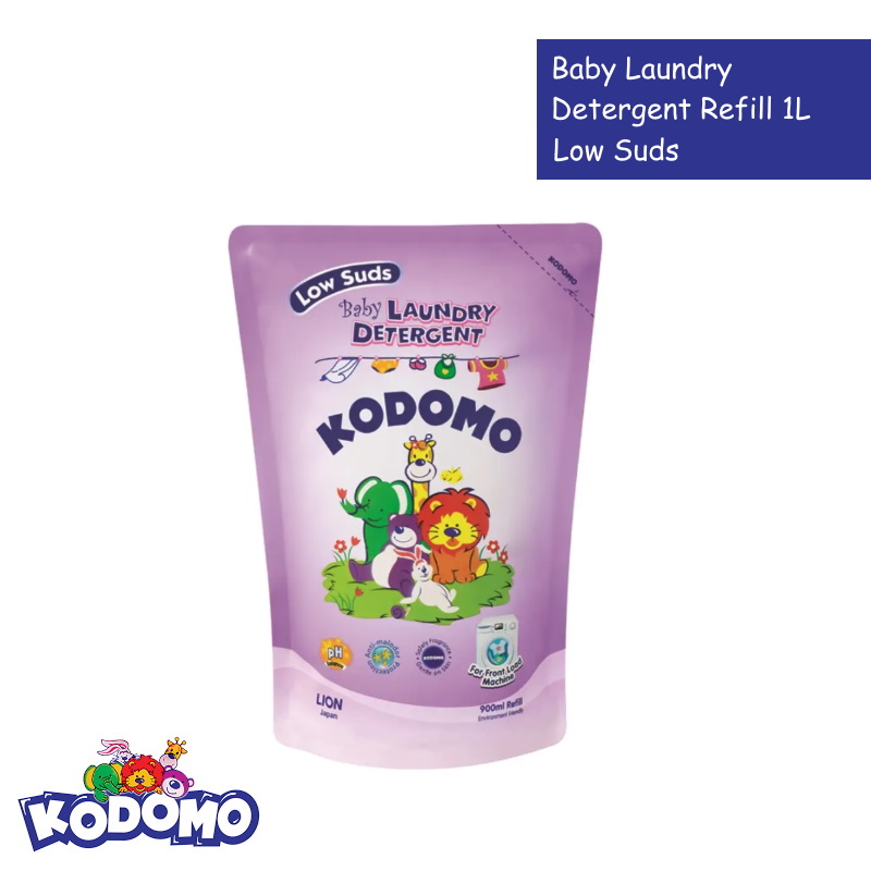 Kodomo Baby Laundry Detergent Refill 1L low Suds