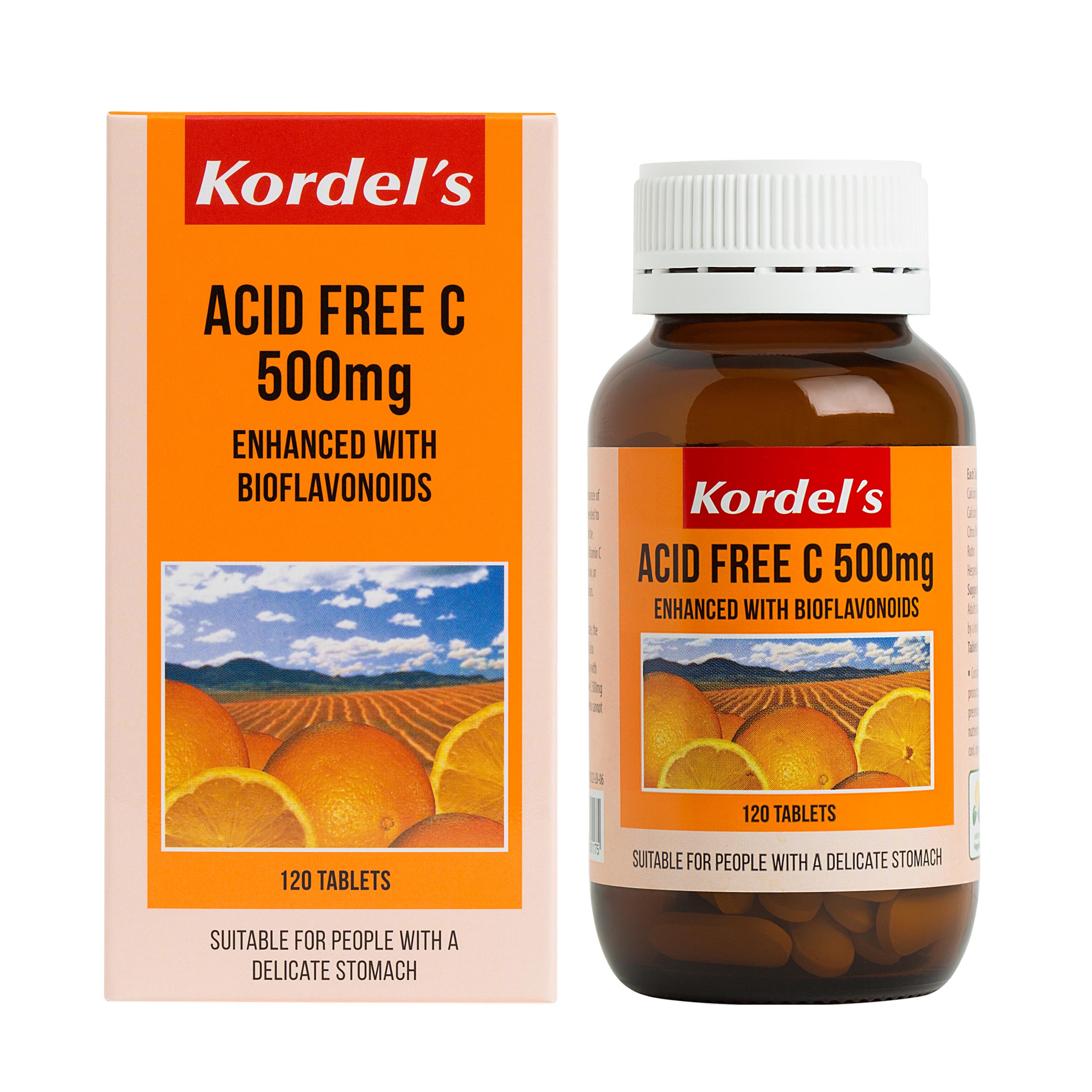 Kordel's Acid Free C 500 mg 120 Tablets