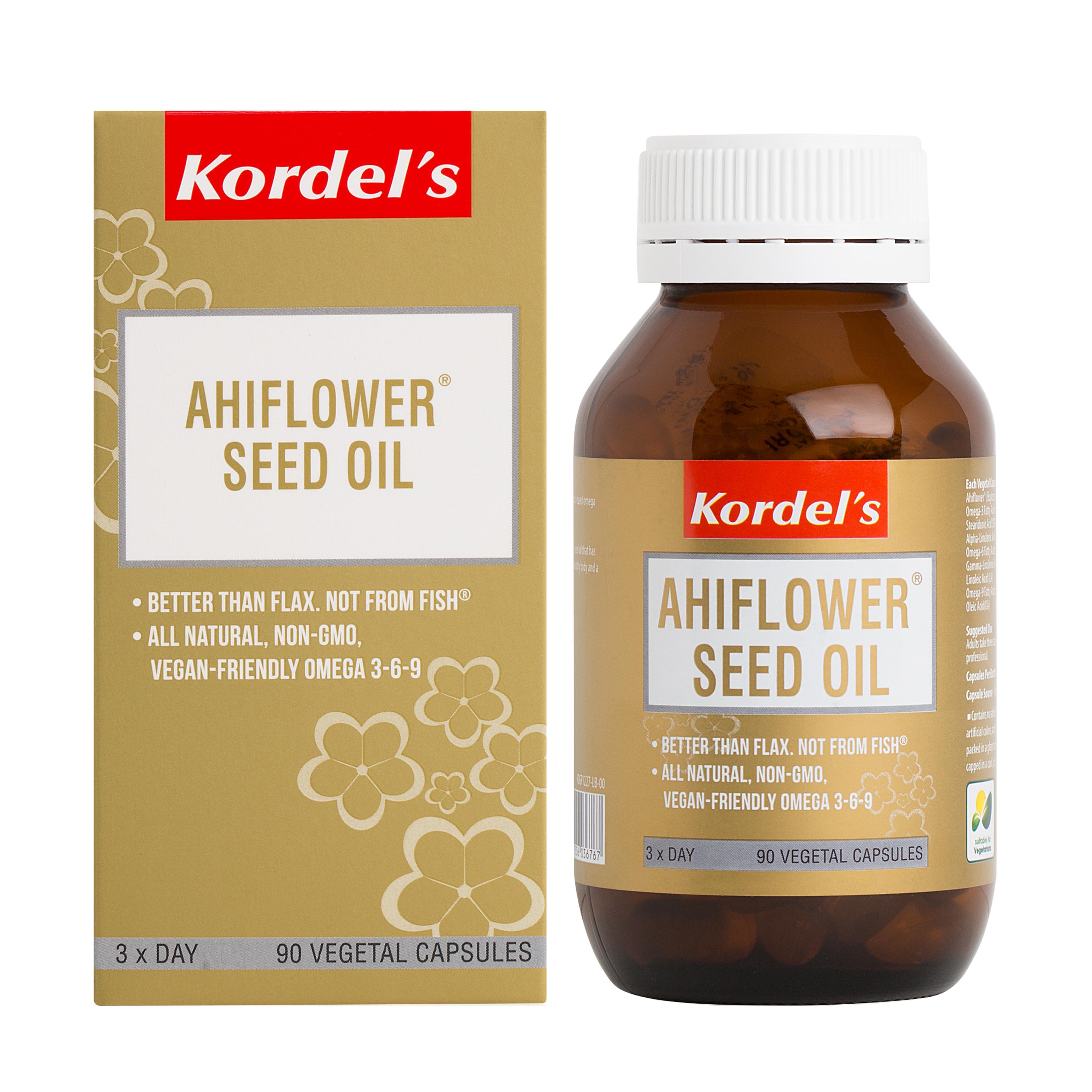 Kordel's Ahiflower® Seed Oil 90 Softgels