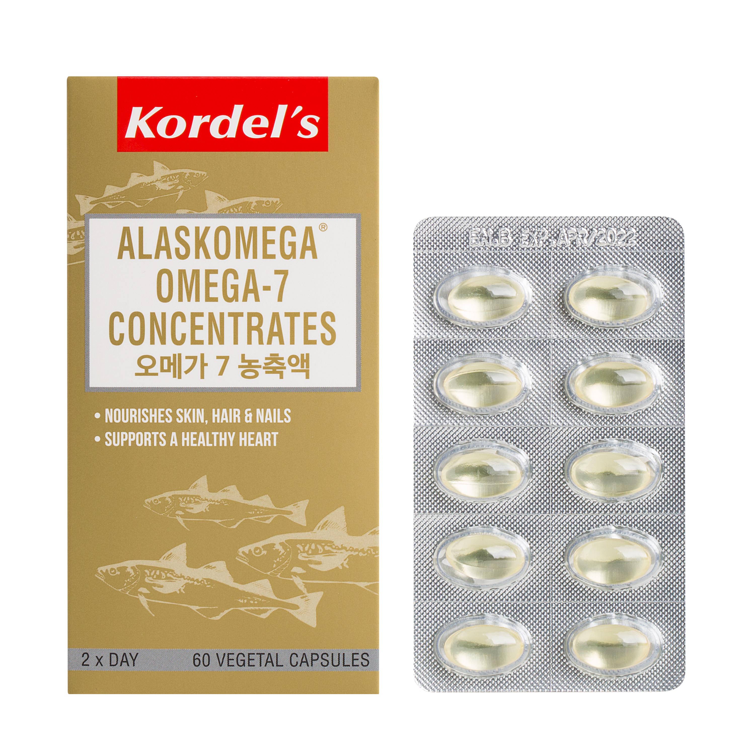 Kordel's Alaskomega Omega-7 Concentrates 60's