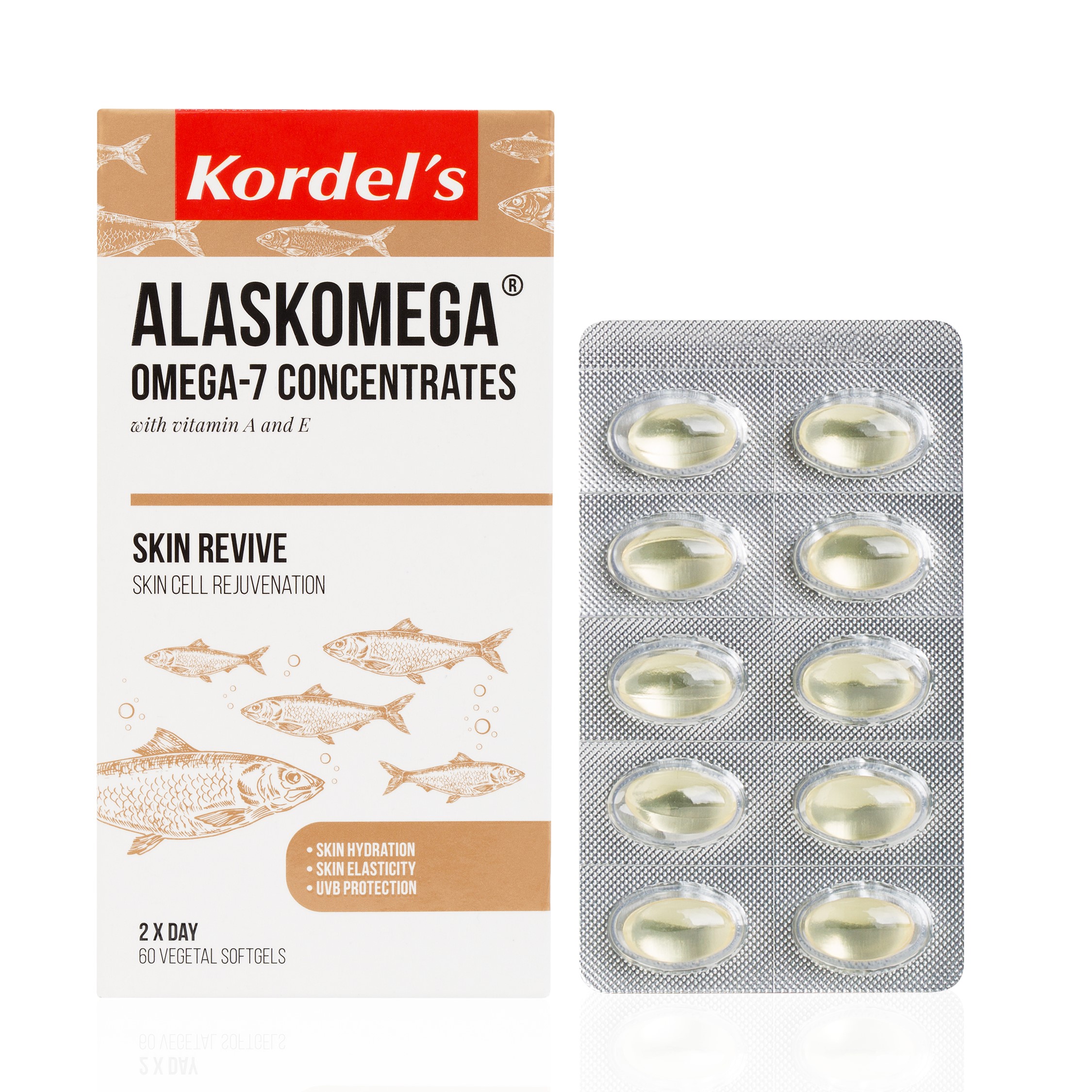 Kordel's Alaskomega® Omega-7 Concentrates 60 Capsules