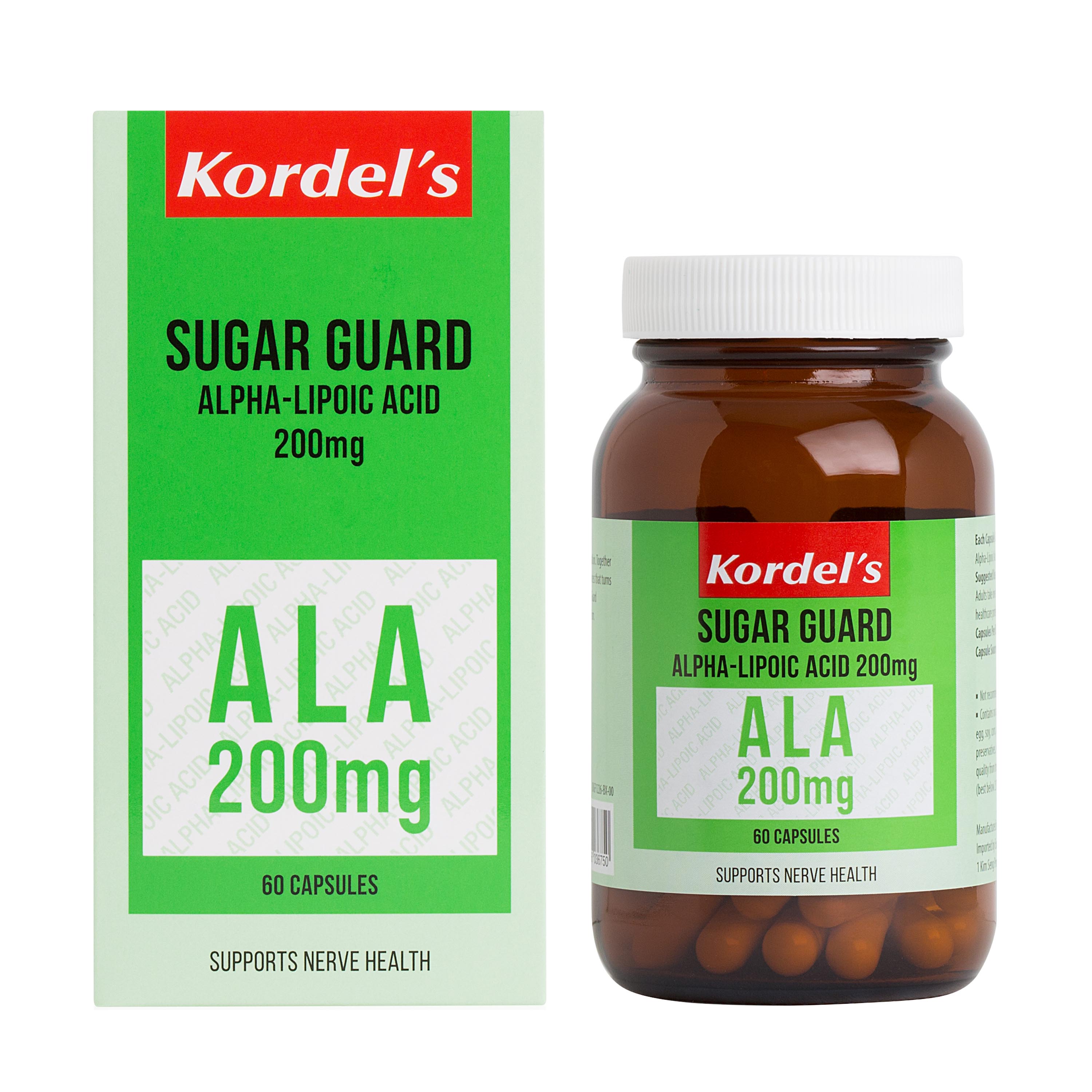 Kordel's Sugar Guard Alpha-Lipoic Acid 200 mg 60 Capsules