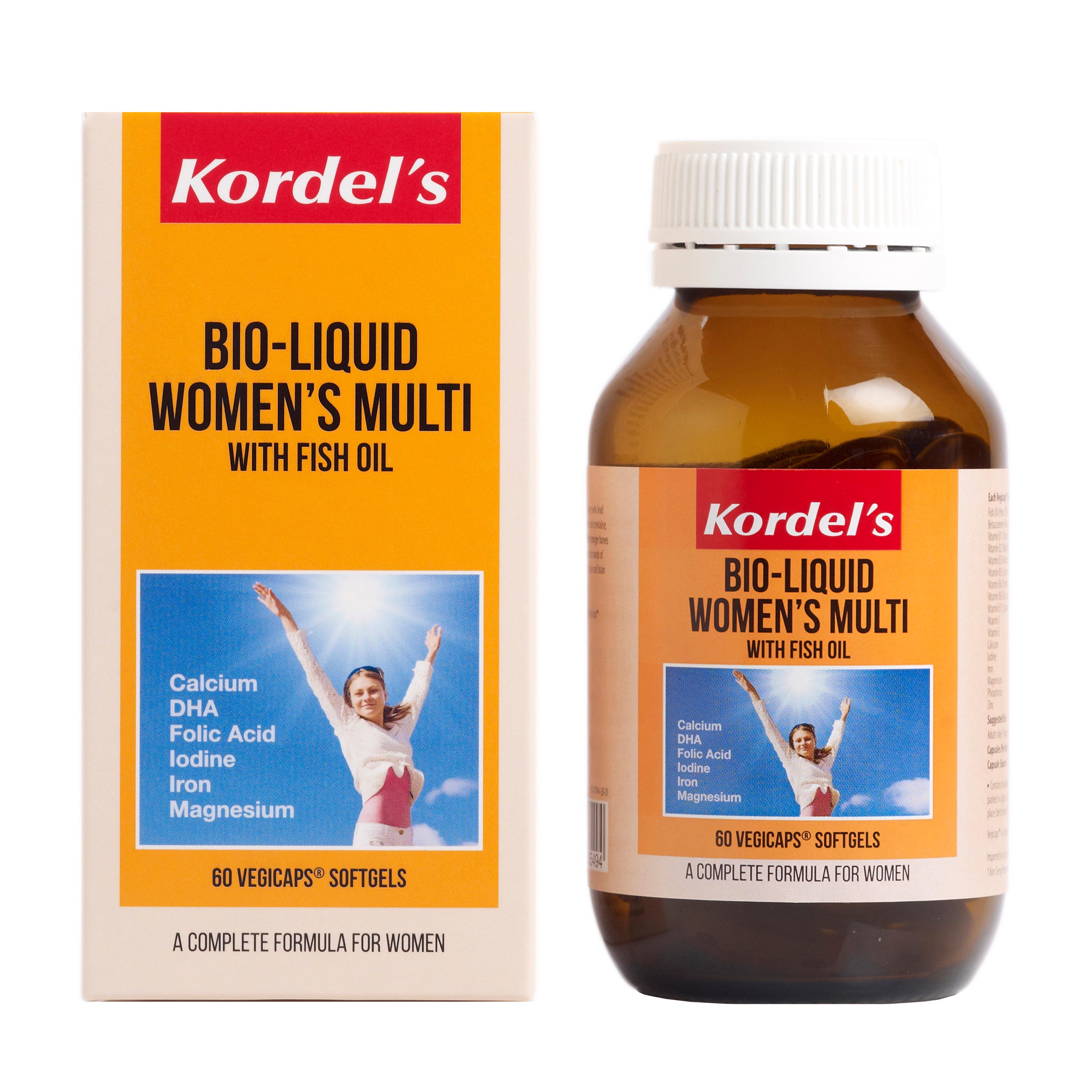 Kordel's Bio Liquid Women's Multi With Fish Oil 60's