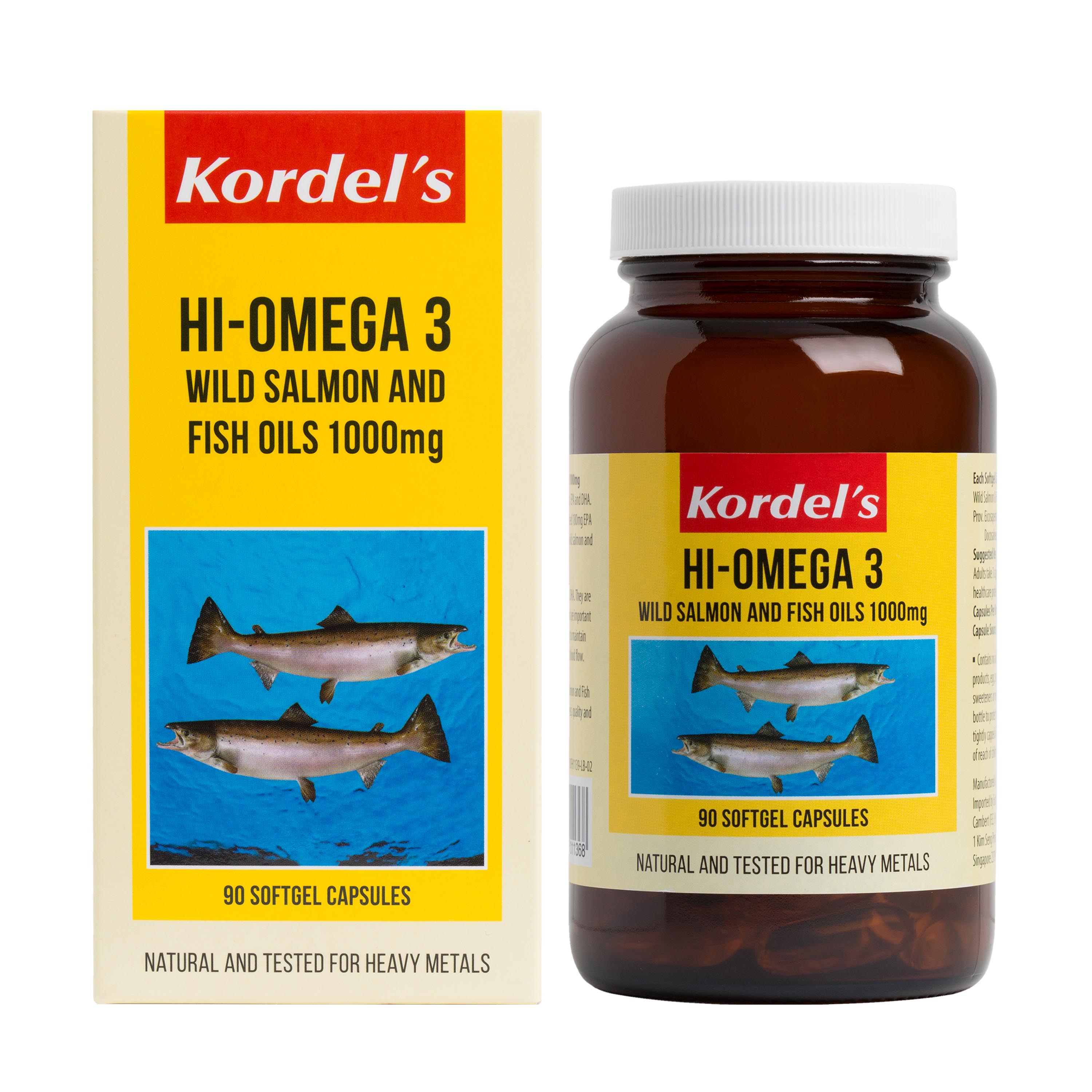 baby-fairKordel's Hi-Omega 3 Wild Salmon and Fish Oils 1000 mg 90 Softgels