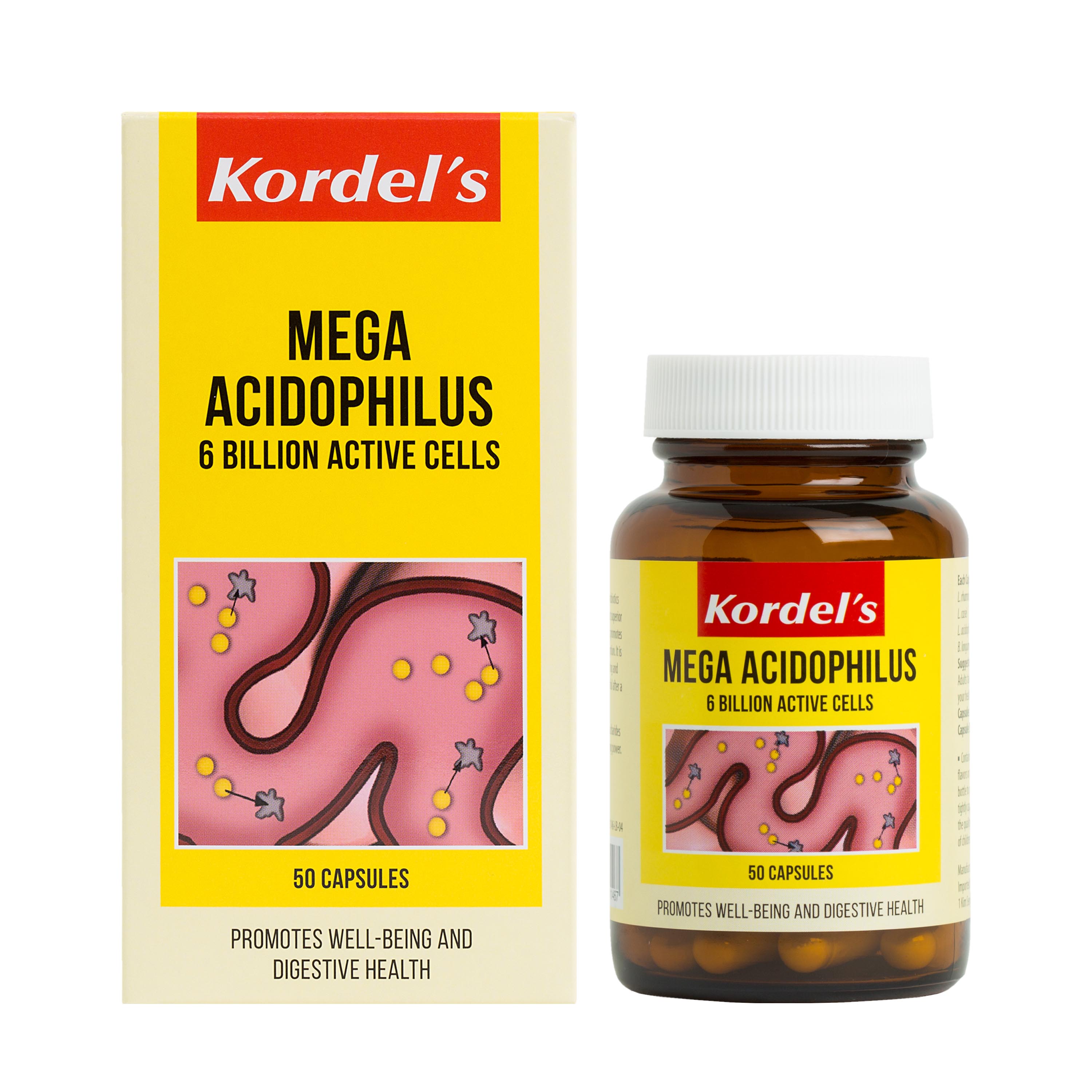 Kordel's Mega Acidophilus 50 Capsules