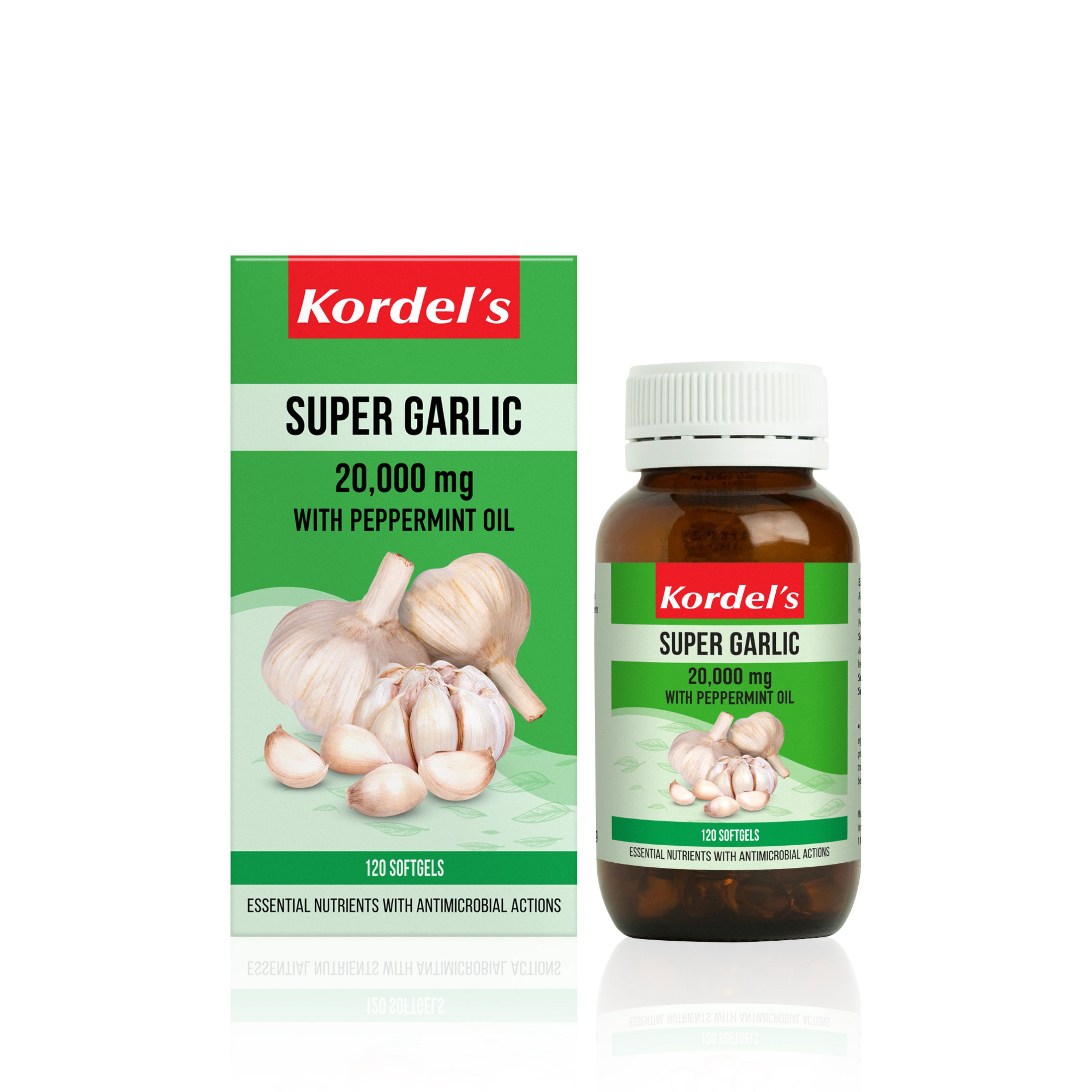 Kordel's Super Garlic 20000 mg 120 Softgels