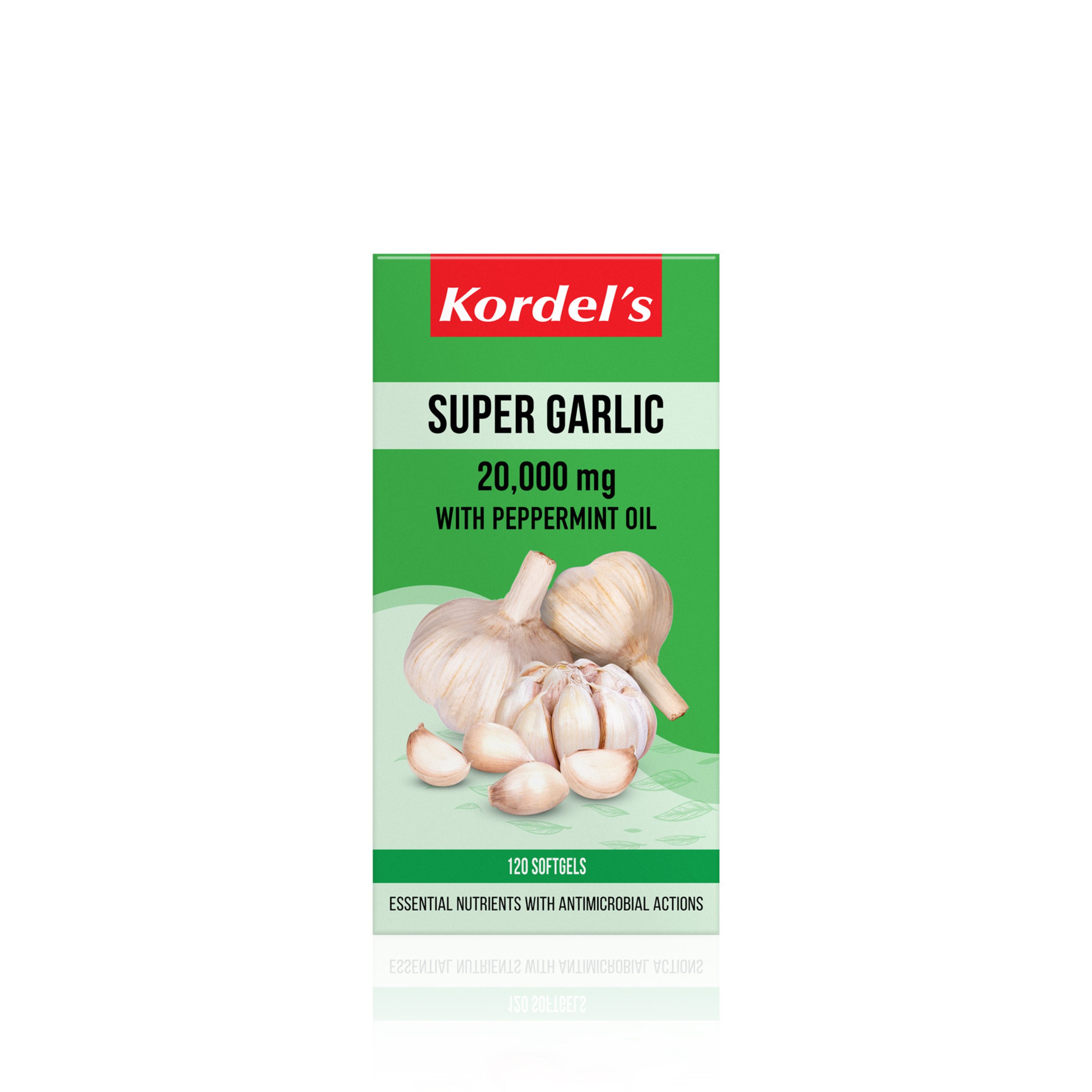 Kordel's Super Garlic 20000 mg 120 Softgels