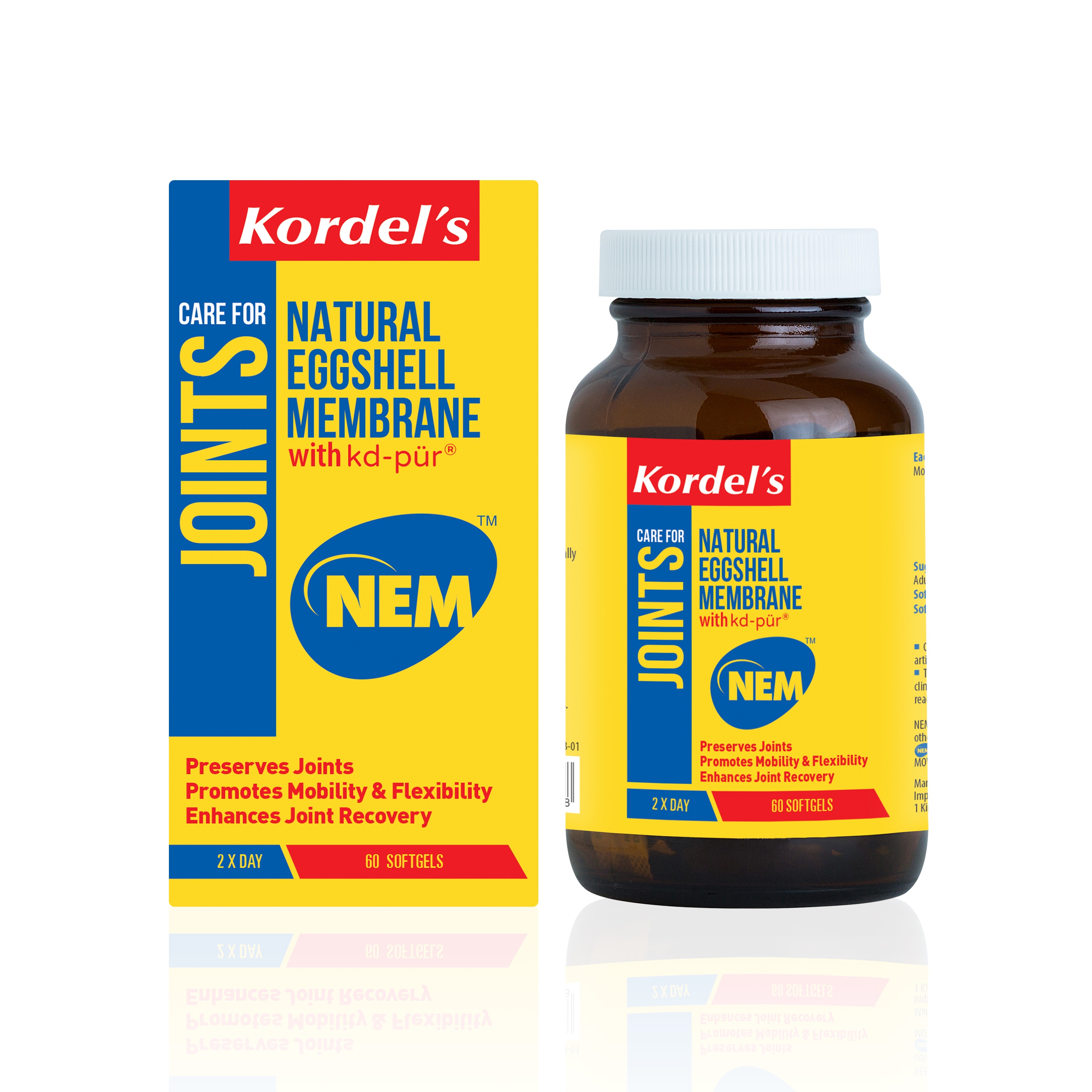 Kordel's Natural Eggshell Membrane with kd-pür® 60 Softgels