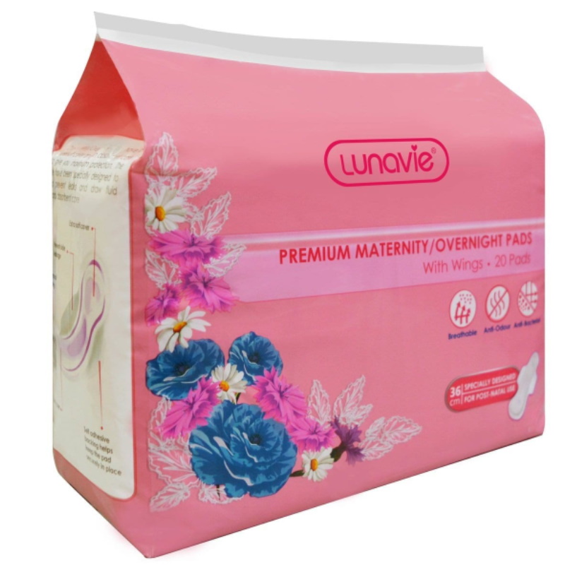 Lunavie Premium Maternity/Overnight Pads 20pcs (36cm)