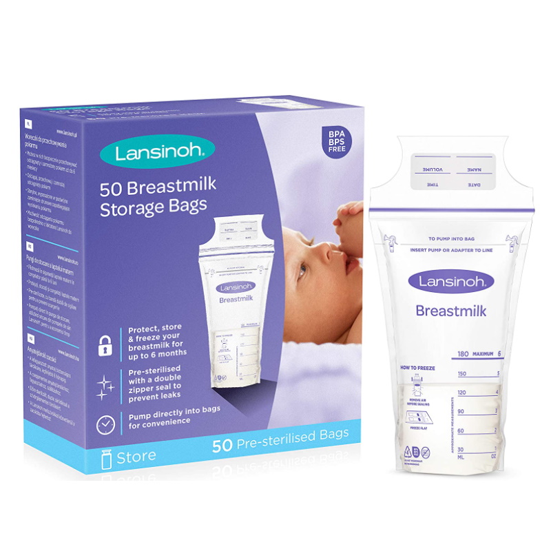 baby-fair Lansinoh Breastmilk Storage Bags (50 Count) (Bundle of 2) (PG-40055)