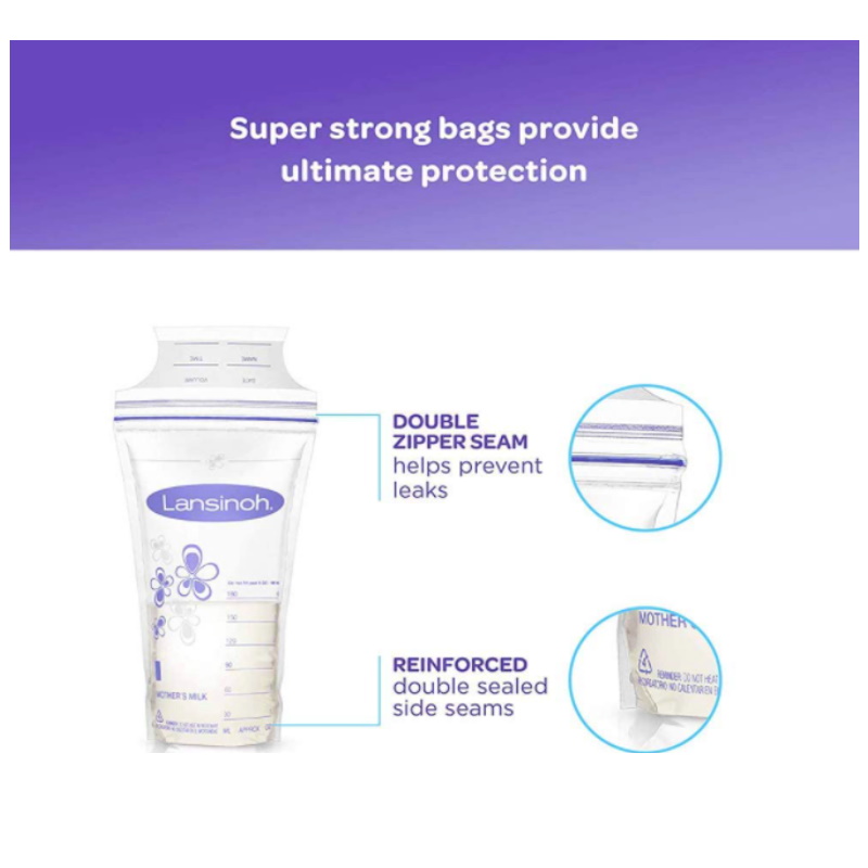 Lansinoh Breastmilk Storage Bags (50 Count) (Bundle of 2) (PG-40055)